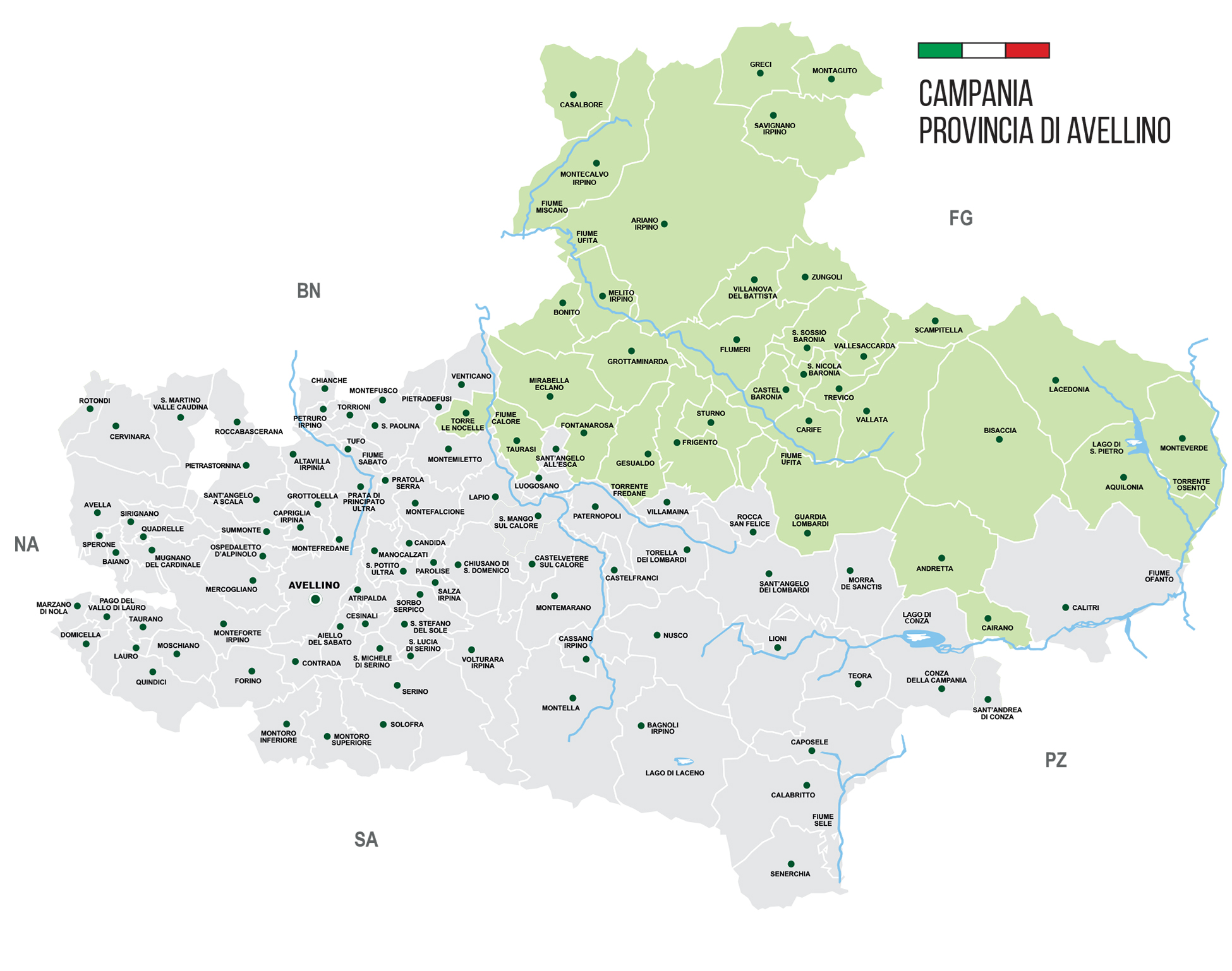 irpinia territorio